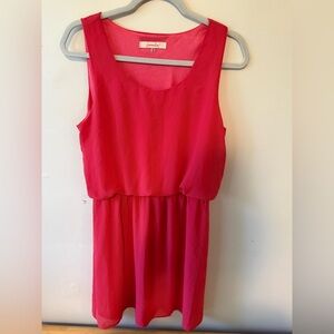 Coral Pink Pomelo Sleeveless Tank Dress Size Medium